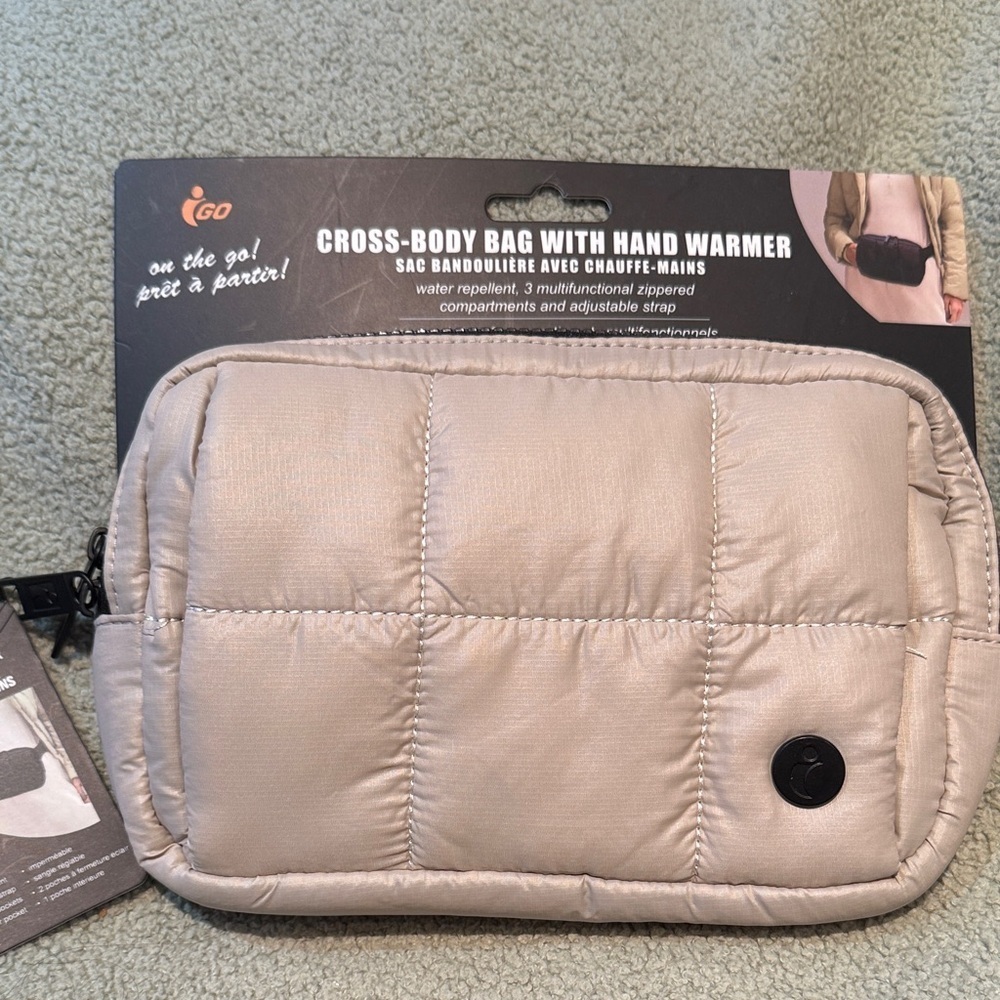 iGo Cross-Body Bag with Hand Warmer - new!